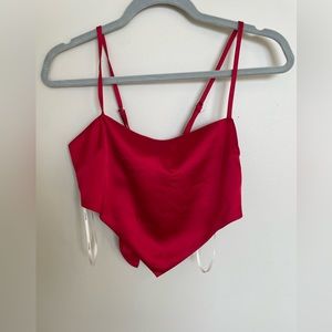 Forever 21 Silk Crop Top